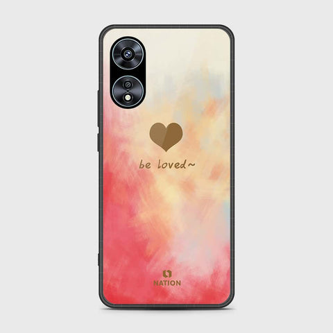 Oppo A97 5G Cover- Onation Heart Series - HQ Ultra Shine Premium Infinity Glass Soft Silicon Borders Case