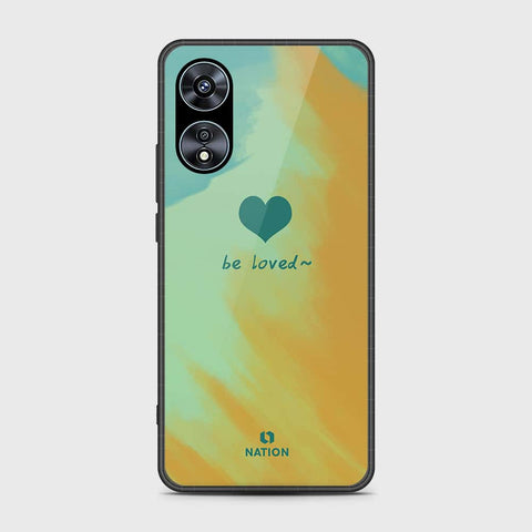 Oppo A97 5G Cover- Onation Heart Series - HQ Ultra Shine Premium Infinity Glass Soft Silicon Borders Case