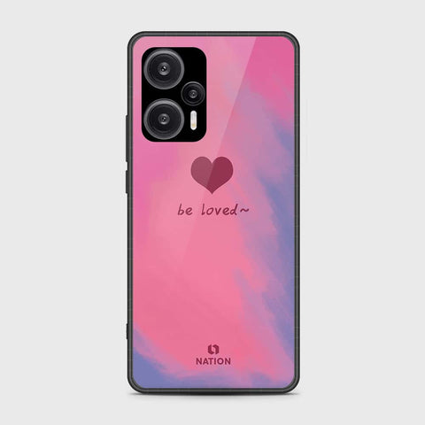 Xiaomi Redmi Note 12 Turbo  Cover- Onation Heart Series - HQ Ultra Shine Premium Infinity Glass Soft Silicon Borders Case