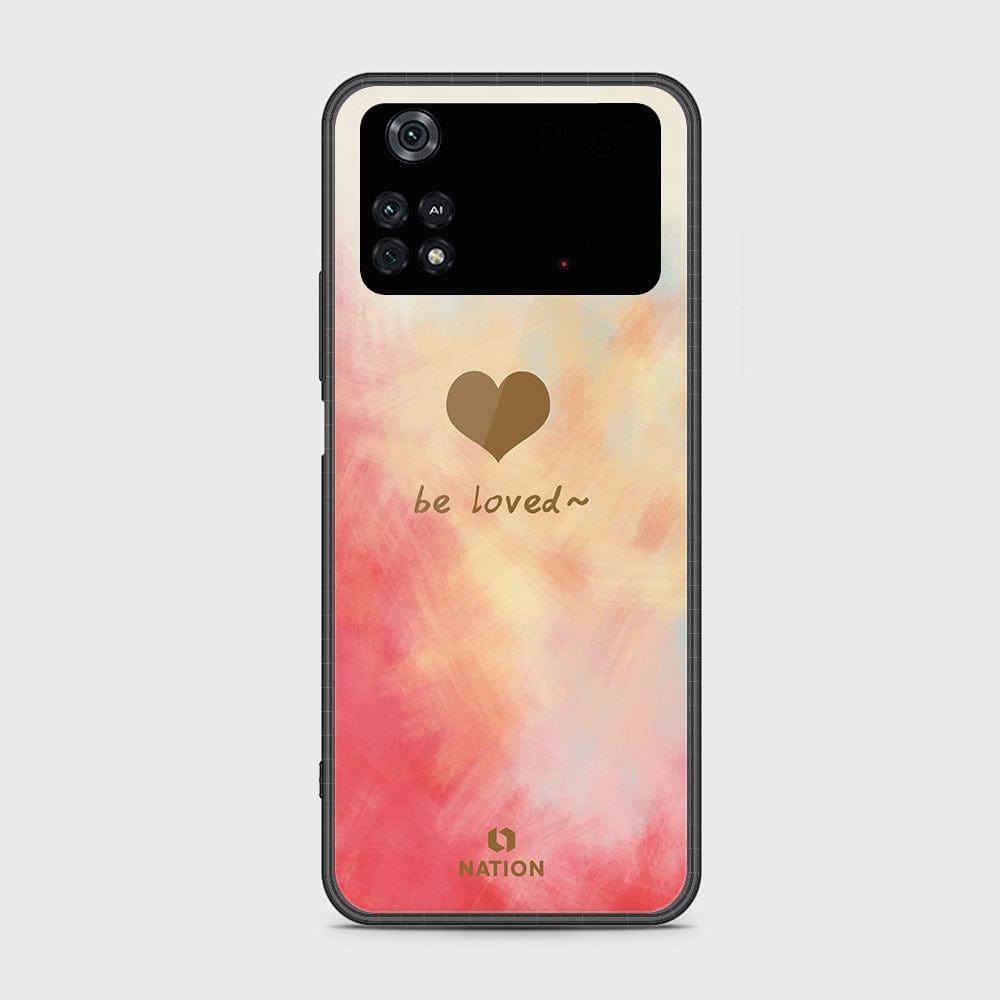 Xiaomi Poco M4 Pro Cover- Onation Heart Series - HQ Ultra Shine Premium Infinity Glass Soft Silicon Borders Case