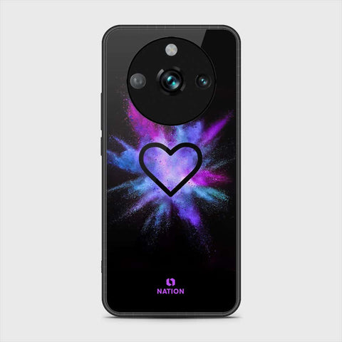 Realme 11 Pro Cover- Onation Heart Series - HQ Ultra Shine Premium Infinity Glass Soft Silicon Borders Case