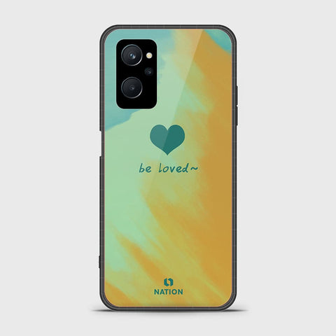 Realme 9i Cover - Onation Heart Series - HQ Ultra Shine Premium Infinity Glass Soft Silicon Borders Case