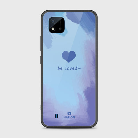 Realme C20A Cover- Onation Heart Series - HQ Ultra Shine Premium Infinity Glass Soft Silicon Borders Case