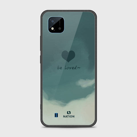 Realme C20A Cover- Onation Heart Series - HQ Ultra Shine Premium Infinity Glass Soft Silicon Borders Case