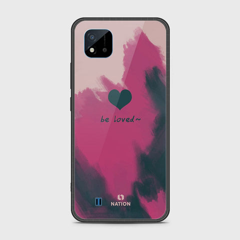 Realme C20A Cover- Onation Heart Series - HQ Ultra Shine Premium Infinity Glass Soft Silicon Borders Case