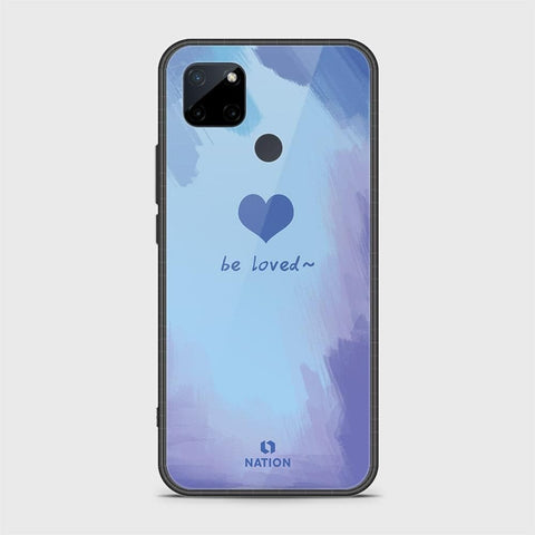 Realme C25Y Cover- Onation Heart Series - HQ Ultra Shine Premium Infinity Glass Soft Silicon Borders Case