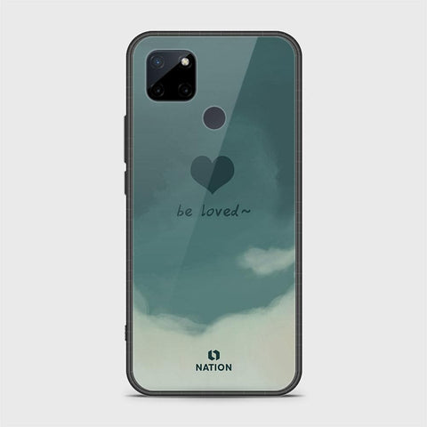 Realme C25Y Cover- Onation Heart Series - HQ Ultra Shine Premium Infinity Glass Soft Silicon Borders Case