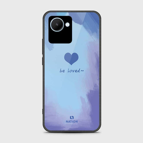 Realme C30 Cover- Onation Heart Series - HQ Ultra Shine Premium Infinity Glass Soft Silicon Borders Case