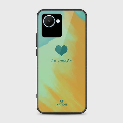 Realme C30s Cover- Onation Heart Series - HQ Ultra Shine Premium Infinity Glass Soft Silicon Borders Case