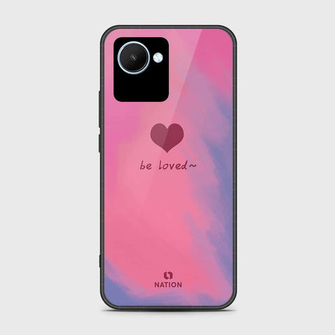 Realme C30 Cover- Onation Heart Series - HQ Ultra Shine Premium Infinity Glass Soft Silicon Borders Case