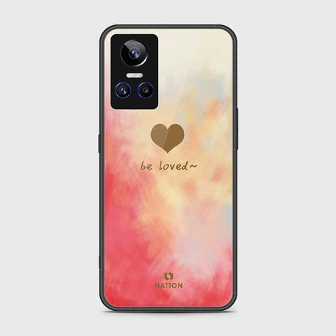 Realme GT Neo 3 Cover- Onation Heart Series - HQ Ultra Shine Premium Infinity Glass Soft Silicon Borders Case