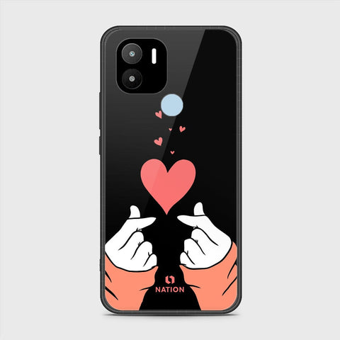 Xiaomi Redmi A2 Plus Cover- Onation Heart Series - HQ Ultra Shine Premium Infinity Glass Soft Silicon Borders Case