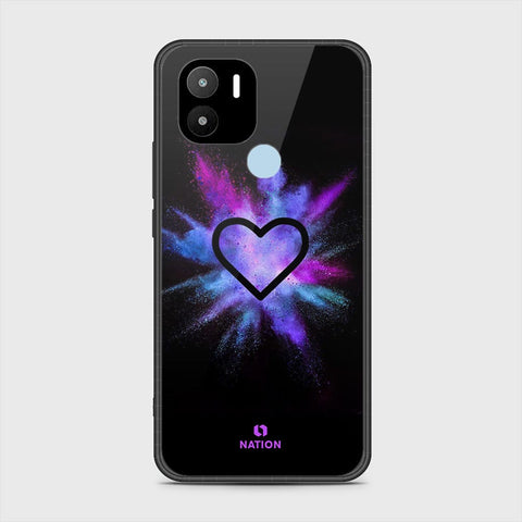 Xiaomi Redmi A2 Plus Cover- Onation Heart Series - HQ Ultra Shine Premium Infinity Glass Soft Silicon Borders Case