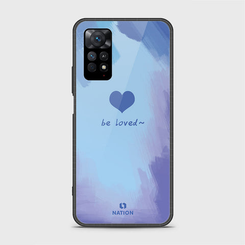 Xiaomi Redmi Note 11S Cover- Onation Heart Series - HQ Ultra Shine Premium Infinity Glass Soft Silicon Borders Case