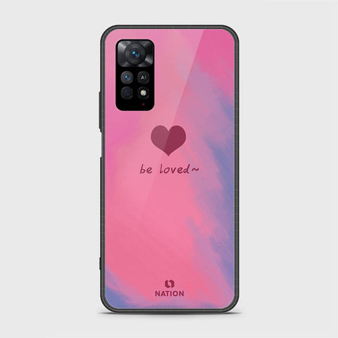 Xiaomi Redmi Note 11S Cover- Onation Heart Series - HQ Ultra Shine Premium Infinity Glass Soft Silicon Borders Case