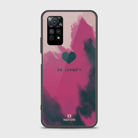 Xiaomi Redmi Note 11S Cover- Onation Heart Series - HQ Ultra Shine Premium Infinity Glass Soft Silicon Borders Case