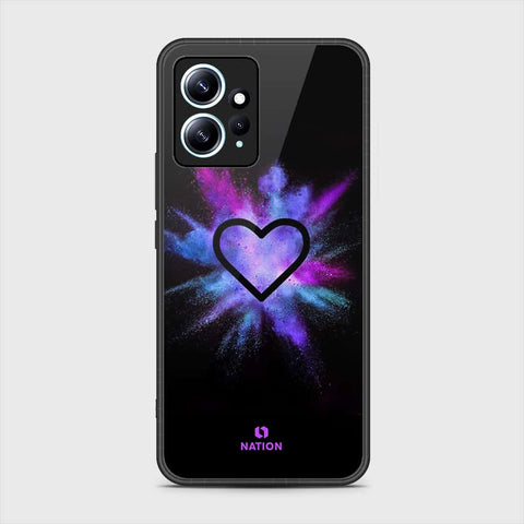 Xiaomi Redmi Note 12 4G Cover- Onation Heart Series - HQ Ultra Shine Premium Infinity Glass Soft Silicon Borders Case