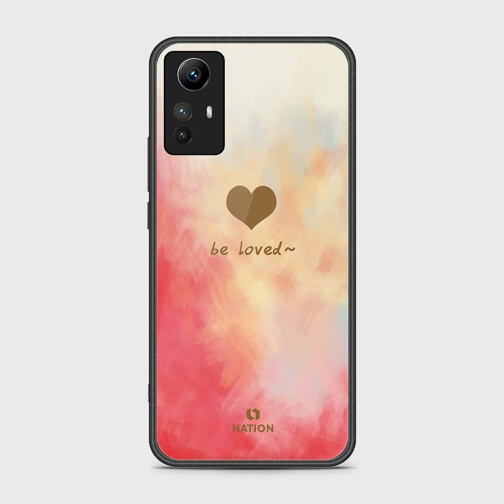 Xiaomi Redmi Note 12S Cover- Onation Heart Series - HQ Ultra Shine Premium Infinity Glass Soft Silicon Borders Case