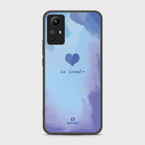 Xiaomi Redmi Note 12S Cover- Onation Heart Series - HQ Ultra Shine Premium Infinity Glass Soft Silicon Borders Case