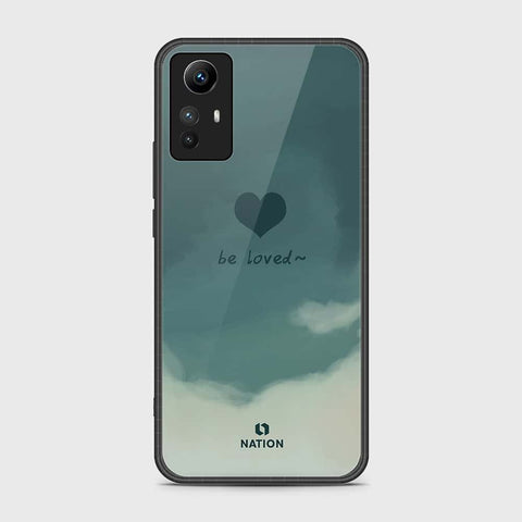 Xiaomi Redmi Note 12S Cover- Onation Heart Series - HQ Ultra Shine Premium Infinity Glass Soft Silicon Borders Case