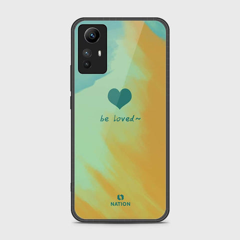 Xiaomi Redmi Note 12S Cover- Onation Heart Series - HQ Ultra Shine Premium Infinity Glass Soft Silicon Borders Case