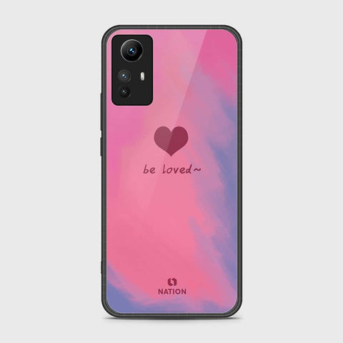 Xiaomi Redmi Note 12S Cover- Onation Heart Series - HQ Ultra Shine Premium Infinity Glass Soft Silicon Borders Case