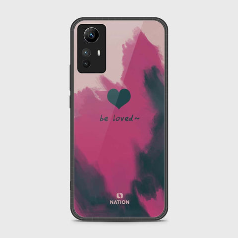 Xiaomi Redmi Note 12S Cover- Onation Heart Series - HQ Ultra Shine Premium Infinity Glass Soft Silicon Borders Case