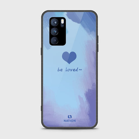 Oppo Reno 6 Pro 5G Cover - Onation Heart Series - HQ Ultra Shine Premium Infinity Glass Soft Silicon Borders Case