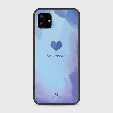 Samsung Galaxy A04 Cover- Onation Heart Series - HQ Ultra Shine Premium Infinity Glass Soft Silicon Borders Case