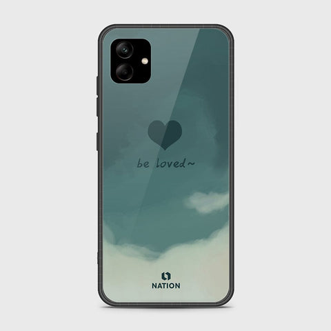 Samsung Galaxy A04 Cover- Onation Heart Series - HQ Ultra Shine Premium Infinity Glass Soft Silicon Borders Case