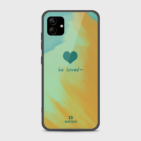 Samsung Galaxy A04 Cover- Onation Heart Series - HQ Ultra Shine Premium Infinity Glass Soft Silicon Borders Case