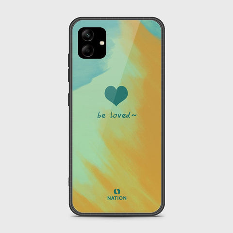 Samsung Galaxy M04 4G Cover - Onation Heart Series - HQ Ultra Shine Premium Infinity Glass Soft Silicon Borders Case