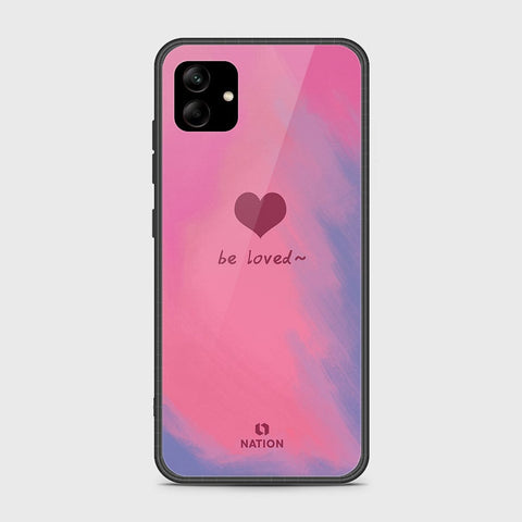 Samsung Galaxy M04 4G Cover - Onation Heart Series - HQ Ultra Shine Premium Infinity Glass Soft Silicon Borders Case