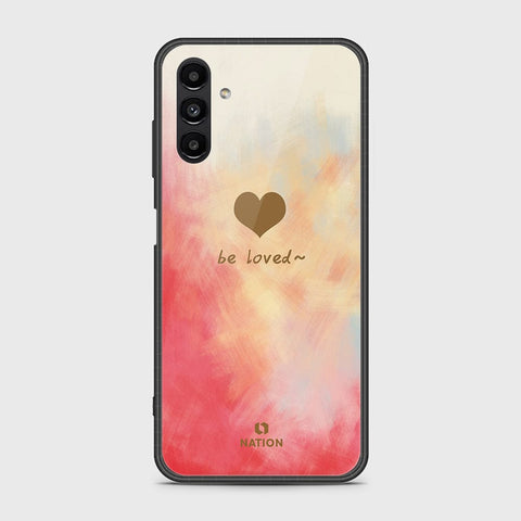 Samsung Galaxy A04s Cover- Onation Heart Series - HQ Ultra Shine Premium Infinity Glass Soft Silicon Borders Case