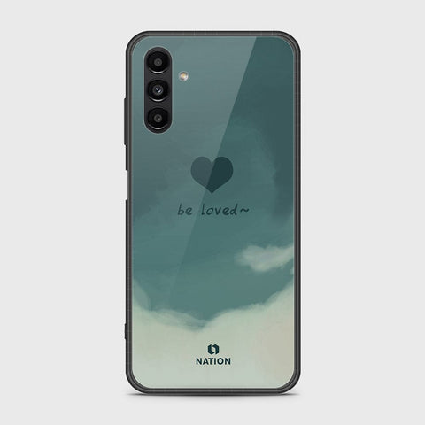 Samsung Galaxy A04s Cover- Onation Heart Series - HQ Ultra Shine Premium Infinity Glass Soft Silicon Borders Case