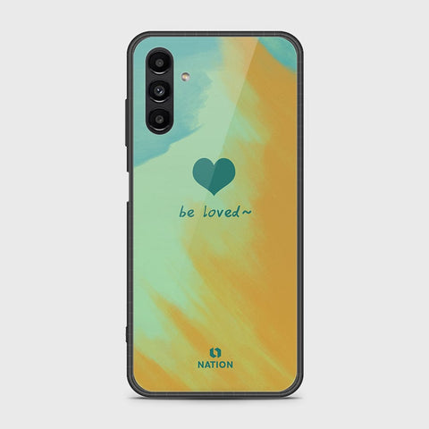 Samsung Galaxy A04s Cover- Onation Heart Series - HQ Ultra Shine Premium Infinity Glass Soft Silicon Borders Case