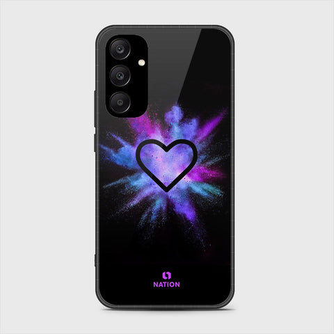 Samsung Galaxy A25 5G Cover- Onation Heart Series - HQ Ultra Shine Premium Infinity Glass Soft Silicon Borders Case