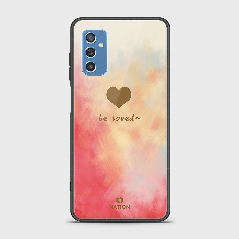 Samsung Galaxy M52 5G Cover- Onation Heart Series - HQ Ultra Shine Premium Infinity Glass Soft Silicon Borders Case