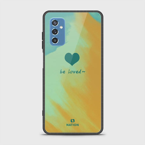 Samsung Galaxy M52 5G Cover- Onation Heart Series - HQ Ultra Shine Premium Infinity Glass Soft Silicon Borders Case