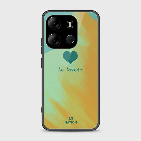 Infinix Smart 7 HD Cover- Onation Heart Series - HQ Ultra Shine Premium Infinity Glass Soft Silicon Borders Case