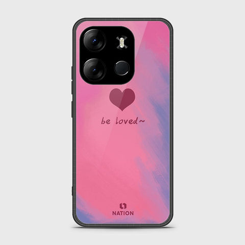 Infinix Smart 7 Cover- Onation Heart Series - HQ Ultra Shine Premium Infinity Glass Soft Silicon Borders Case