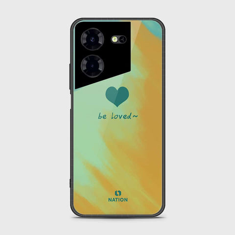 Tecno Pova 5 Pro Cover- Onation Heart Series - HQ Ultra Shine Premium Infinity Glass Soft Silicon Borders Case