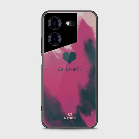 Tecno Pova 5 Pro Cover- Onation Heart Series - HQ Ultra Shine Premium Infinity Glass Soft Silicon Borders Case