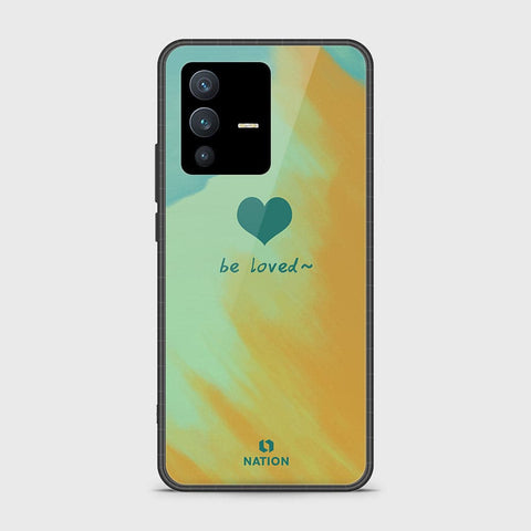 Vivo S12 Cover - Onation Heart Series - HQ Ultra Shine Premium Infinity Glass Soft Silicon Borders Case