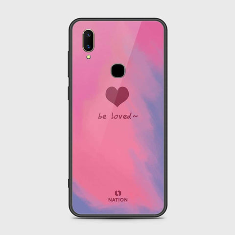 Vivo Z3 Cover- Onation Heart Series - HQ Ultra Shine Premium Infinity Glass Soft Silicon Borders Case