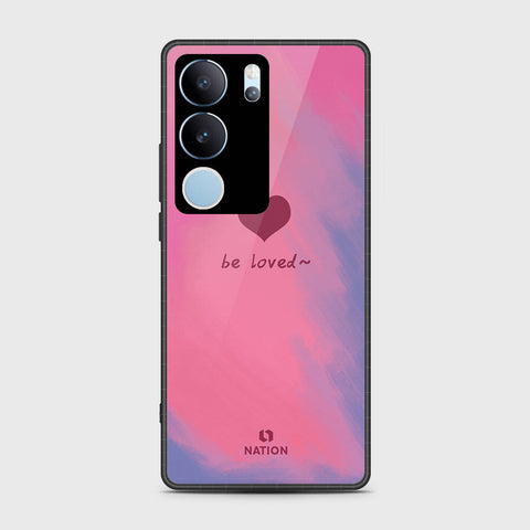 Vivo V29 Pro Cover- Onation Heart Series - HQ Ultra Shine Premium Infinity Glass Soft Silicon Borders Case