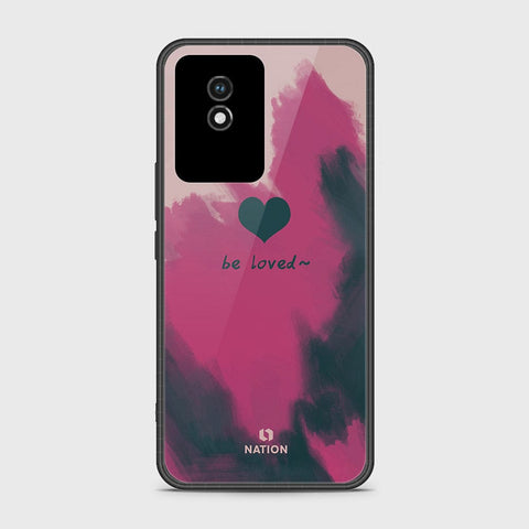 Vivo Y02t Cover- Onation Heart Series - HQ Ultra Shine Premium Infinity Glass Soft Silicon Borders Case