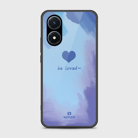 Vivo Y02s Cover- Onation Heart Series - HQ Ultra Shine Premium Infinity Glass Soft Silicon Borders Case