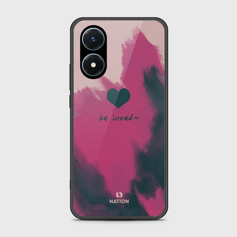 Vivo Y02s Cover- Onation Heart Series - HQ Ultra Shine Premium Infinity Glass Soft Silicon Borders Case