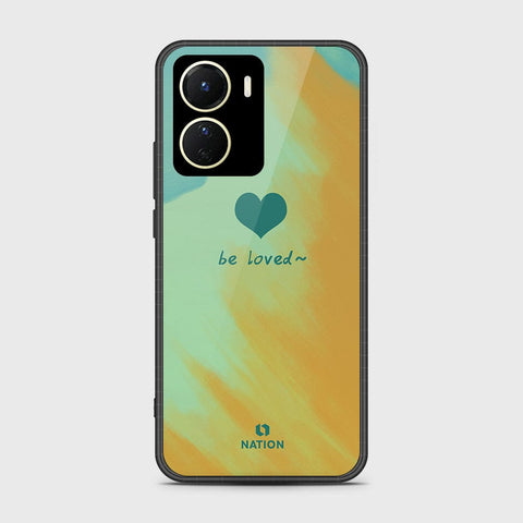 Vivo Y16 Cover- Onation Heart Series - HQ Ultra Shine Premium Infinity Glass Soft Silicon Borders Case